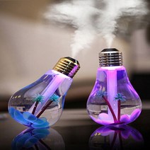 예쁜 신생아가습기 사무실 무소음가습기 USB무선무드등 미니 전구무드등, 옵션2 : 미니가습기+필터 5P
