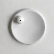 플랫 버너북유럽 세라믹 향 버너 진정 아로마 베이스 스토리지 화이트 라운드 플레이트 휴대용 여행 액세, 01 WHITE