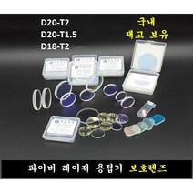 파이버 레이저용접기 보호렌즈 20x2 18x2mm레이저용접기 보호창 레이저용접기 보호유리 지오무역, D18xT2, 1개