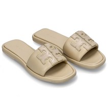 TORY BURCH 토리버치 더블 T 스포츠 슬라이드 슬리퍼 79985 200 - 기타