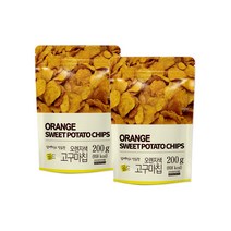 더팜스 오렌지색 고구마칩 200g+200g 총 2봉