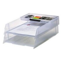오너클랜 데스크 트레이 2.5단 245x329x123mm A4 서류받침_W8DDC97, 스모그