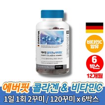 젤리타 독일 수입 맛있는 콜라겐 구미 츄어블 젤리 콜라젠 피시 생선 콜라겐 FISH COLLAGEN 비타민C, 6박스
