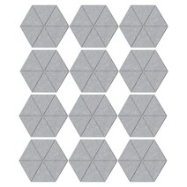 방음재 12Pcs SelfAdhesive Acoustic Panels 12X10x0.4 InchSound Proof Foam Absorb Noise For WallStudio, 한개옵션0