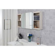 닥터바스 욕실 수납장 욕실장 슬라이드장 화장실 수건장, 5-4 댐핑 1500-600