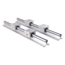 SBR20 선형 가이드 레일 세트 베어링 블록 CNC 라우터 부품 20mm 4 개 200-1500mm, 09 1300mm