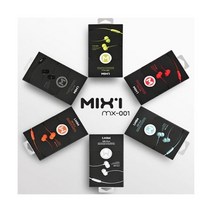 믹시 이어폰 51g + 이어팁 3종, MX-001, 민트