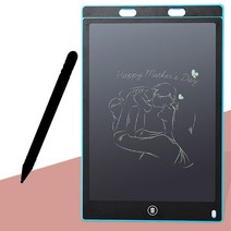 LCD 신형필기 메모패드 12인치 전자칠판 전자그림판 아이들 낙서패드 낙서장 그림판 전자그림장, LCD신형필기 메모패드12인치-칼라랜덤5개