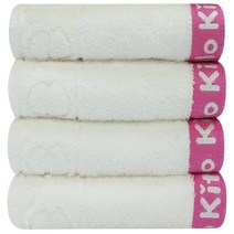 4장 헬로키티 리본타올 코마사 캐릭터 국산, 화이트, 4개