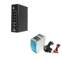 (NEXI) 산업용 기가비트 8포트PoE(240W) 스위칭허브 업링크2포트 SFP 2포트 파워써플라이포함
