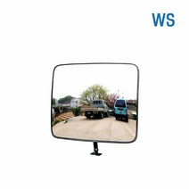WS 사각실내외반사경(유리 재질) 330*250 실내 및 외부 설치, 단품