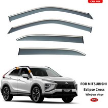for mitsubishi eclipse cross window visors car window 디플렉터 윈드 디플렉터 sun guard rain vent cover trim, 협력사, 이클립스 크로스 4개