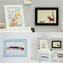 TWKL 이케아 피스크보 액자 13X18CM, 라이트블루