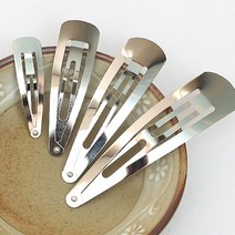 [펠트친구] 니켈 똑딱핀/은색똑딱핀/똑딱핀/머리핀만들기/머리핀, 100mm(4개)