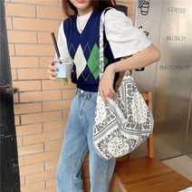 데일리띵즈 페이즐리 에코백 캔버스