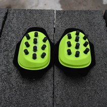 라이더잇템 불꽃 니슬라이더 바이크 슈트 무릎보호대 한쌍 서킷, 블랙