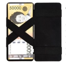 자동으로 돈 옮겨지는 자석 골프 지갑 이글 그린 페어웨이 캐디 굿샷, 블랙