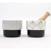 노르딕 도자기 절구 (마늘 깨소금 견과류 사료) 빻기, 라인