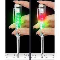 화재 테스터 컬러 라이트 전기기사 비접촉 전력 감지기, 하이라이트 컬러 빛 측정 펜 (2 팩)