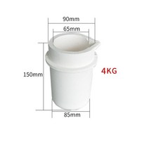 주얼리가공 폴리싱 크레스탈블레싱 링게이지 그릴즈3입 1KG 고순도 세라믹 백금 용융 도가니 컵 금은 황동, 04 C.CM.4000B