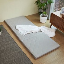 수오 [수오] 일반블랙 HR스펀지 3단 접이식 토퍼 멀티싱글(MS) (BD_B_MS)