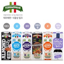 테라에판 유기농 식물성 비건 음료 오트밀크 귀리밀크 락토프리 베타글루칸 성분 1000ml 5종 택1 (오트/소이/라이스/아몬드/바리스타오트), 아몬드 (23.7.20)