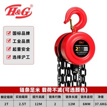 전동 윈치 미니 소형 호이스트 hg Shanghai Hugong 손으로 당기는 는 국가 표준 1 톤 2t3 톤 단일 장비 리프팅 인공물을 들어 올립니다., 2톤 12미터