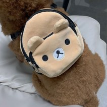 반려견 유모차 고양이 대용량 개 배낭 휴대용 강아지 학교 가방 귀여운 강아지 배낭 개, 없음