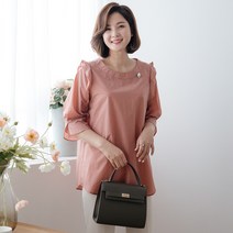 이리아 진주 장식 블라우스 BL203518