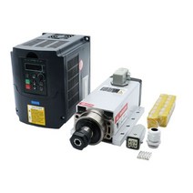 CNC 공작 기계 스핀들 CE 2200w 2.2kw 24000RPM ER20 공기 냉각 모터 및 huanyang VFD 13 pcs 콜릿 (113mm), CHINA, 220v, YL VFD option 5