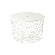 이케아 KVISTBRO 크비스트브로 수납테이블61cm/협탁, 색상:화이트_303.222.40