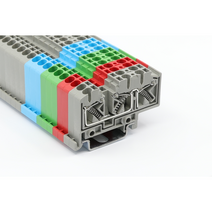 USL-5SR3_10P 300V 20A (1EA) 레일용 단자대 터미널블럭 커넥터 DINRAIL, 청색 (1EA), 선택안함, 1개