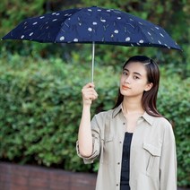 wpc우산 빈티지 튤립 미니 5단 양산 겸 우산 4719-172 오프화이트