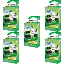 후지필름 퀵스냅 플래시 400 일회용 35mm 카메라, 5-Pack