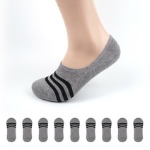 가나양말 삼선 페이크삭스 10켤레 여성용 남성용 덧신