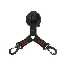 야외 흡입 컵 플라스틱 나일론 천막 타이 다운 하이킹 텐트 보안 후크 휴대용 이중 행거 수동 풀 자동차 빨판, 검은색