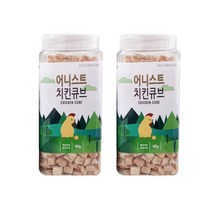 어니스트 치킨큐브 고양이 동결건조 간식 160g, 닭가슴살맛, 2개