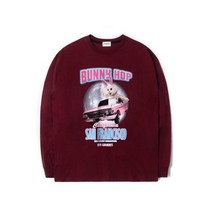 큐티에잇 MH Bunny Hop Long S리 ve Burgundy
