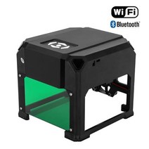 3000MW 미니 CNC 기계 데스크탑 레이저 조각사 3W 조각 DIY 프린터 커터 목공 나무 라우터, CHINA|black bluetooth|US Plug, black bluetooth+US Plug