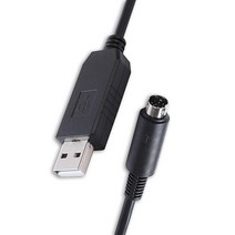 업소용빔프로젝터 미니프로젝터 가정용프로젝터 Prolific-PL2303GT USB-미니 Din 8 핀 RS232 직렬 PC 제어, 03 3m_01 Black