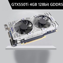 컴퓨터 케이블 GTX1050TI 750 550TI 2GB 4GB 6GB 컴퓨터 그래픽 카드 192bit GDDR5 듀얼 냉각 팬이 장착 된 NVIDIA PCIE 20 게임용 비디오 카드, 12 GTX550Ti  4G
