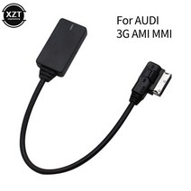 ami mmi mdi 무선 aux 블루투스 5.0 어댑터 케이블 오디오 음악 자동 블루투스 audi a3 a4 b8 b6 q5 a5 a7 r7 s5 q7 a6l a8l a, 검은색