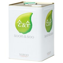 [나우케미칼] 노루페인트 순앤수 100 플러스 18L/친환경 내부용 수성페인트 베란다 거실 벽지 사무실