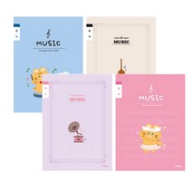 초등 고학년 음악노트 10권세트 3 4 5 6 학년, 랜덤_동일색상10권