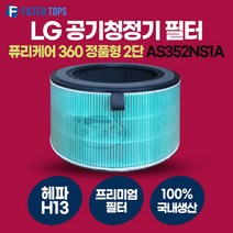 LG 퓨리케어 360 AS352NS1A 호환 정품형 필터 H13 국내생산