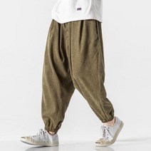 남자 골덴 통바지 코듀로이 와이드 조거 팬츠 항아리 벌룬 밴딩 배정남 허벅돼 바지 5XL 빅사이즈