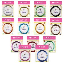 [문구조아] 유니아트 1000 내가 만드는 공예 철사 1.5mm 은색, 2개