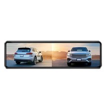 더히든 디지털센터미러 운전레코더 초고화질 360도, 검은색 공식 표준 듀얼 렌즈