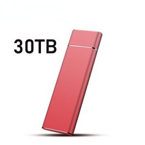 하드디스크 외장하드 휴대용 HD 외장 2 테라바이트 SSD 1 하드 드라이브 4 16 타입C USB 3.1 8 모바일 디스, 06 Red 30TB