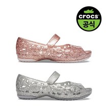 크록스 슈즈 크록스공식 키즈 CROCS ISABELLA FLOWER FLAT K 2종 택1 20SKFT205461